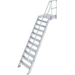 TREPPE MIT PLATTFORM (LEICHTMETALL), 11 STUFEN 0,8 M,...