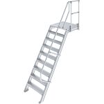 TREPPE MIT PLATTFORM (LEICHTMETALL), 9 STUFEN 1,0 M, 60°