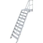 TREPPE MIT PLATTFORM (LEICHTMETALL), 10 STUFEN 1,0 M,...