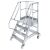 TREPPE MIT PLATTFORM, FAHBAHR (LEICHTMETALL), 4 STUFEN 1,0 M, 60°