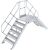 ÜBERSTIEG, STATIONÄR (LEICHTMETALL) 2x6 STUFEN 0,6 M, 45°