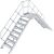 ÜBERSTIEG, STATIONÄR (LEICHTMETALL) 2x8 STUFEN 0,6 M, 45°