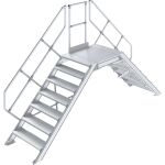 ÜBERSTIEG, STATIONÄR (LEICHTMETALL) 2x7 STUFEN...