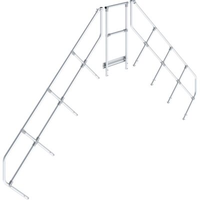 HANDLAUF 2x8 STUFEN 45°