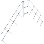 HANDLAUF 2x9 STUFEN 45°