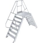 ÜBERSTIEG, STATIONÄR (LEICHTMETALL) 2x7 STUFEN...