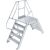 ÜBERSTIEG, STATIONÄR (LEICHTMETALL) 2x5 STUFEN 0,8 M, 60°