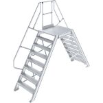 ÜBERSTIEG, STATIONÄR (LEICHTMETALL) 2x8 STUFEN...