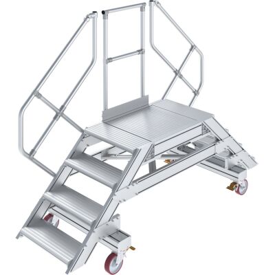 ÜBERSTIEG, FAHRBAR (LEICHTMETALL) 2x4 STUFEN 0,6 M, 45°