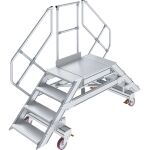 ÜBERSTIEG, FAHRBAR (LEICHTMETALL) 2x4 STUFEN 0,6 M,...