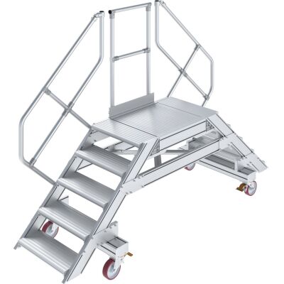 ÜBERSTIEG, FAHRBAR (LEICHTMETALL) 2x5 STUFEN 0,6 M, 45°