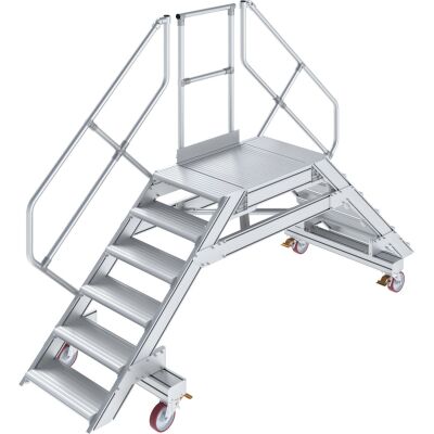ÜBERSTIEG, FAHRBAR (LEICHTMETALL) 2x6 STUFEN 0,6 M, 45°