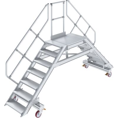 ÜBERSTIEG, FAHRBAR (LEICHTMETALL) 2x7 STUFEN 0,6 M, 45°