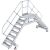 ÜBERSTIEG, FAHRBAR (LEICHTMETALL) 2x8 STUFEN 0,6 M, 45°