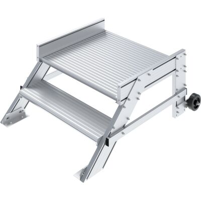 PODESTTREPPE, FAHRBAR (LEICHTMETALL) AH 2,4 M, SB 0,8 M
