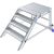 PODESTTREPPE, FAHRBAR (LEICHTMETALL) AH 2,8 M, SB 0,8 M