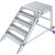 PODESTTREPPE, FAHRBAR (LEICHTMETALL) AH 3,0 M, SB 0,8 M
