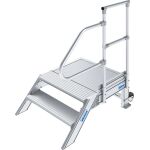 HANDLAUF MIT GELÄNDER FÜR 2 STUFEN