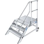 HANDLAUF MIT GELÄNDER FÜR 3 STUFEN