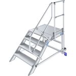 HANDLAUF MIT GELÄNDER FÜR 4 STUFEN