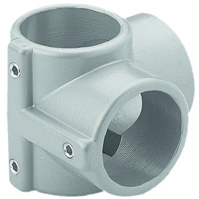 ECK-VERBINDER 90° OFFEN, AUSFÜHRUNG VERSCHRAUBUNG, STAHL VERZINKT, Ø 40 MM