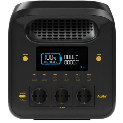 Aqiila POWERBIRD 1800 W Power Station, für Kühlschränke, Werkzeug, etc.