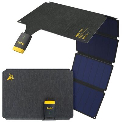 Aqiila Sunbird P56 Solar Charger 56W, USB-C, faltbar, Spritzwasserschutz