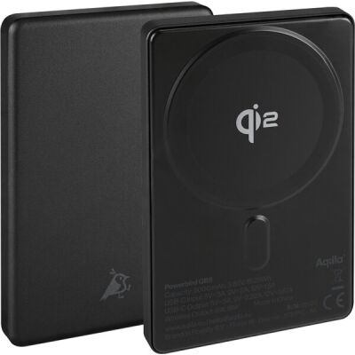 Aqiila Qi2 Kabellose Magnet PowerBank, 5000 mAh
