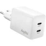Aqiila Ladegerät Chargebird W2, 2x USB-C zu...