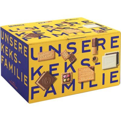 Keks- und Waffelmischung mit 3 Marken in einer Packung Bahlsen, Leibniz, PICK UP!.
