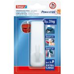 tesa Powerstrips® Haken XL Rechteckig, weiß