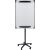 Flipchart, mobil, magnethaftend, 2 Seitenarme, Sternfuß, höhenverstellbar, (H x B x T) 815 x 1175 x 110 mm, schwarz