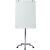 Flipchart, Glastafel, mobil, Sternfuß, höhenverstellbar, (H x B x T) 860 x 1210 x 175 mm, weiß