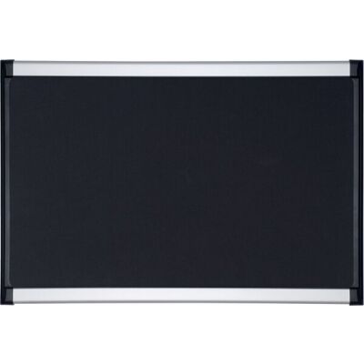 Pinnwand Provision, Filz, (H x B x T) 1200 x 900 x 40 mm, schwarz