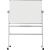 Whiteboard Revolver, mobil, drehbar, (H x B x T) 110 x 150 x 20 cm, weiß