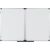Whiteboard Trio Maya, emailliert, (H x B x T) 90 x 120 x 4 cm, weiß