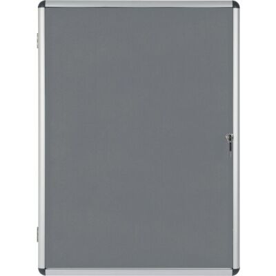 Schaukasten Enclore, Filz, (H x B x T) 720 x 674 x 75 mm, grau