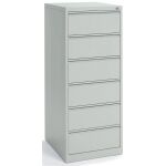 Karteikartenschrank, 6 Schübe, 2-bahnig, (H x B x T)...
