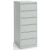 Karteikartenschrank, 6 Schübe, 2-bahnig, (H x B x T) 1320 x 530 x 620 mm, grau