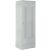 Garderobenspind, Sockel, Zylinderschloss, (H x B x T) 1800 x 590 x 500 mm, grau/grau