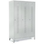 Garderobenspind, Füße, Drehriegelschloss, (H x...