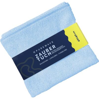 Zaubertuch hellblau, Microfaser 40 x 40 cm