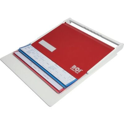 Universalplanette rot,  Grundplatte weiß