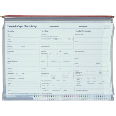 2-Deckel-Planettentasche SPE 1 O-P.2, grau/rot