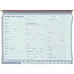 2-Deckel-Planettentasche SPE 1 O-P.2, grau/rot