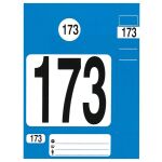 Schlüsselanhänger-Set, 1-300 nummeriert, blau