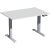 Elektro-Hubtisch Elevate Basic, höhenverstellbar, (H x B x T) 730-1230 x 800 x 1200 mm, lichtgrau/silber