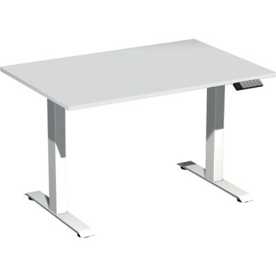 Elektro-Hubtisch Elevate Basic, höhenverstellbar, (H x B x T) 730-1230 x 800 x 1200 mm, lichtgrau/weiß