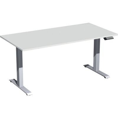 Elektro-Hubtisch Elevate Basic, höhenverstellbar, (H x B x T) 730-1230 x 800 x 1600 mm, lichtgrau/silber