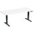 Elektro-Hubtisch Elevate Basic, höhenverstellbar, (H x B x T) 730-1230 x 800 x 1600 mm, weiß/anthrazit
